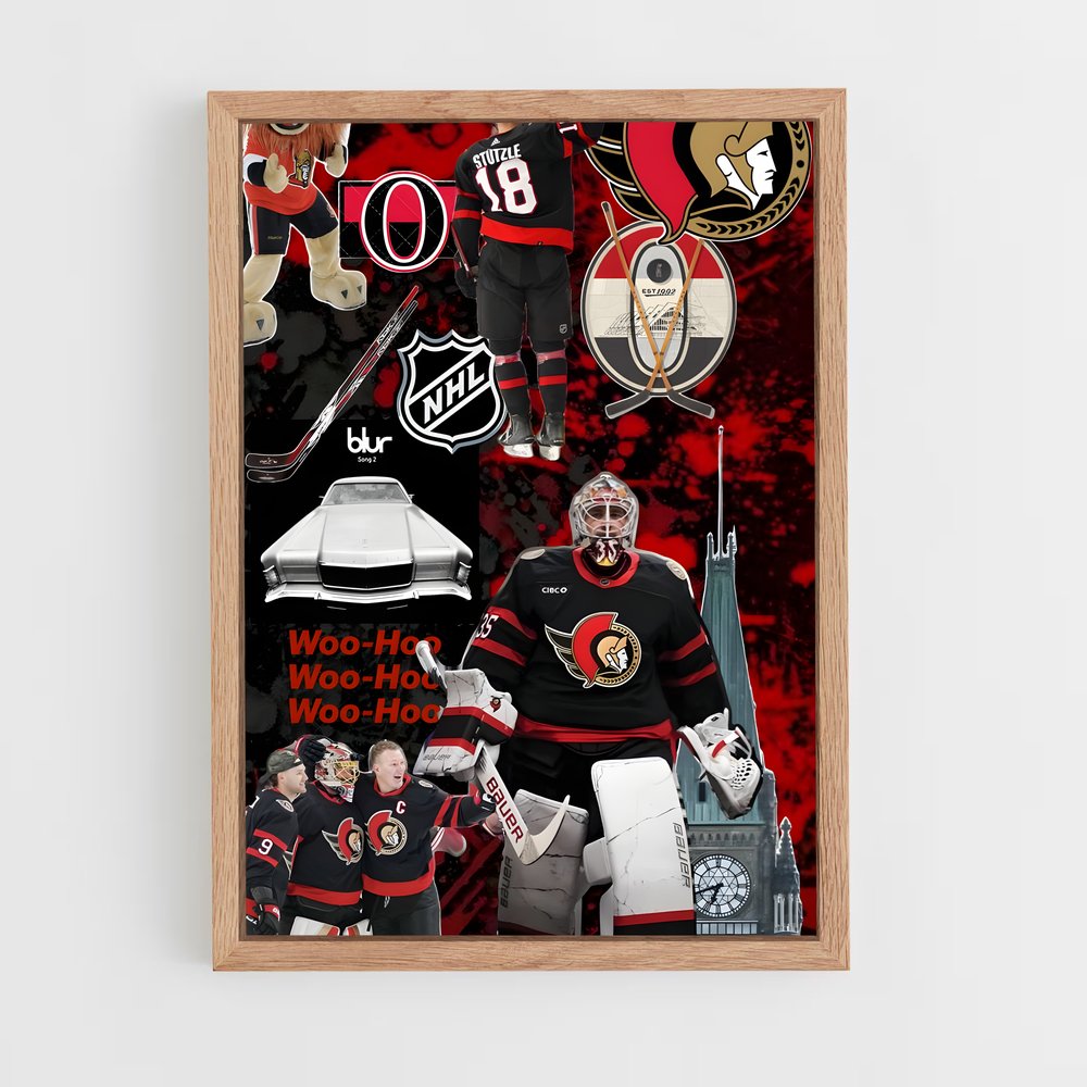 Poster Fierté des Sénateurs – affiche Hockey sur glace (vue 4)